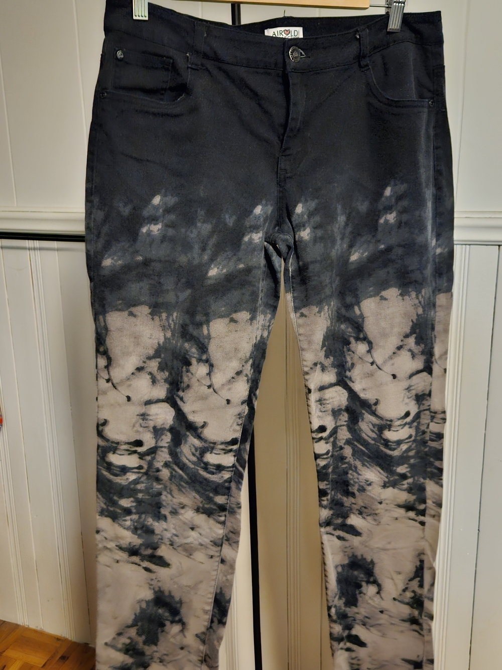 Jean Airoldi Collection Abstract Print Jeans – Size 12